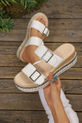 🌿 Coastal Charm Platform Sandals