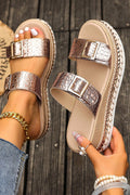 🌿 Coastal Charm Platform Sandals