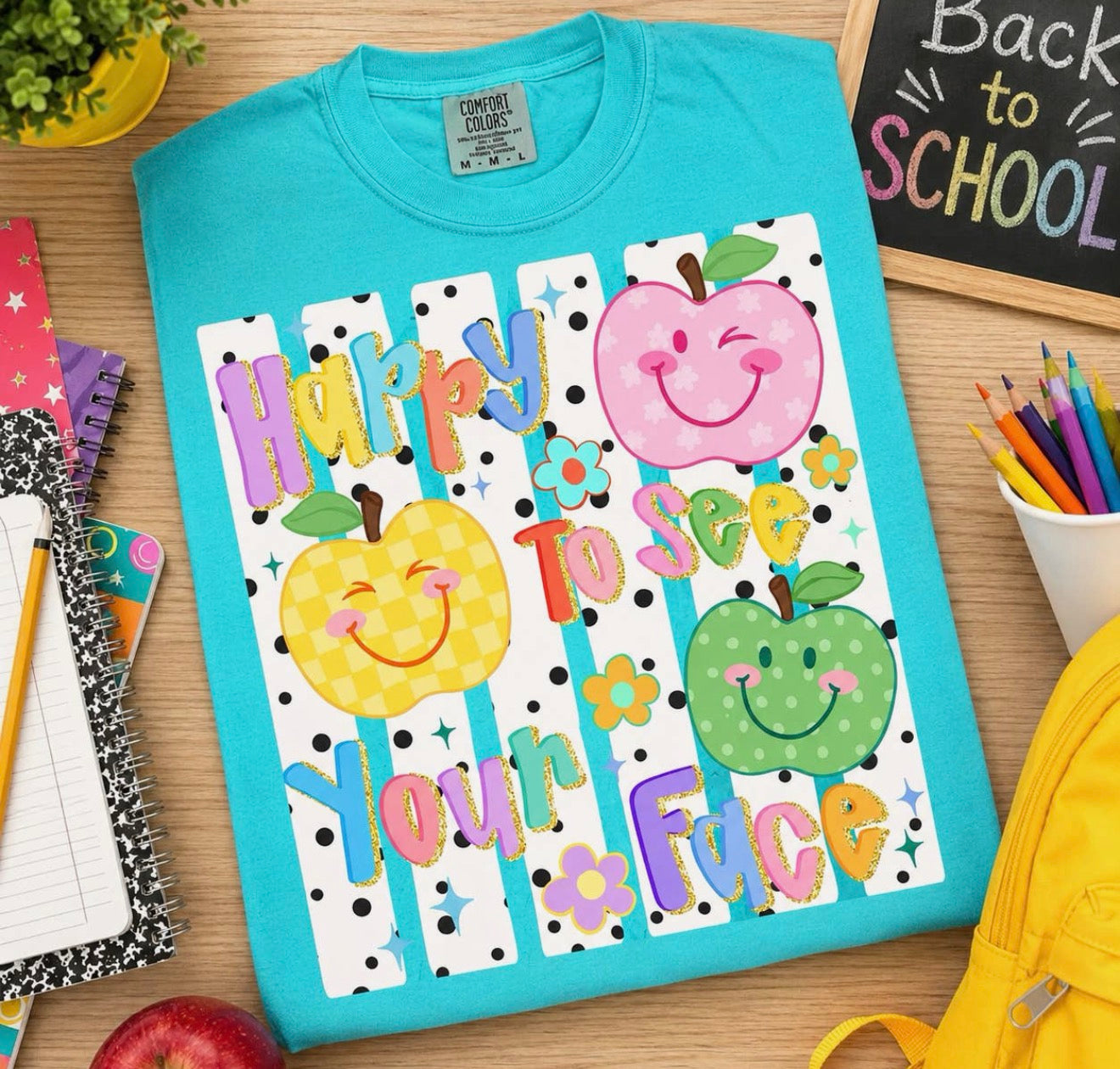 Happy To See Your Face graphic tee
