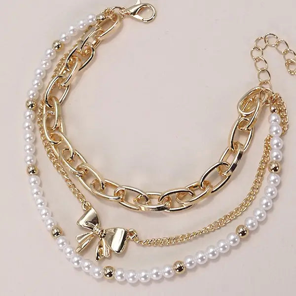 Wildflower Pearl Bracelet