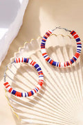 Red, White, Blue Earrings